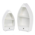 Rowboat Curio Cabinet Duo